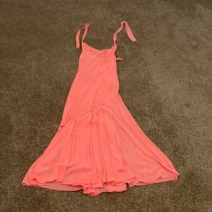 Size 6 sequin coral gown